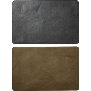 Da'core Dækkeserviet vendbar sort/oliven