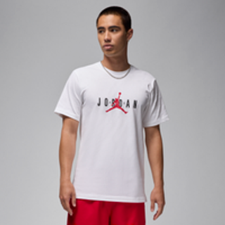 Strækbar Jordan Air-T-shirt til mænd - hvid - L