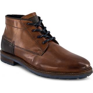 bugatti Herren Stiefeletten cognac Glattleder