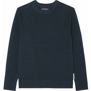 Marc O'Polo Herren Pullover blau unifarben