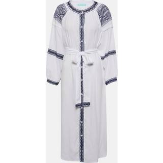 Melissa Odabash Ally embroidered midi dress - white - XS