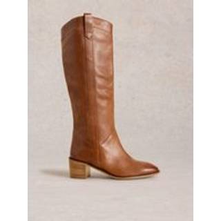 White Stuff White Stuff Brown Izzy Leather Knee High Boots