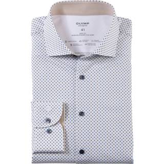 OLYMP Herren Hemd beige gemustert