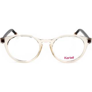 Kartell KL002V 03 50 Briller Mænd Brun - Transparent Beige Brown - 50mm