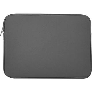 Laptopsleeve 14" - gråt, stænktæt neoprenetui