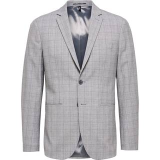 SLHSLIM-LIAM LT GREY CHK BLZ FLEX B