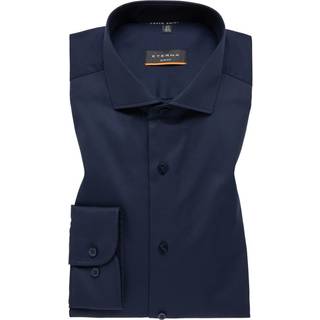 Eterna Cover Skjorte Slim Navy - 39