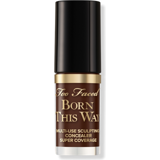 For Faced Born This Way Super Coverage Multi-Use Concealer | Fuld dækningsolie gratis langvarig hydrating 0,06 fl oz ganache