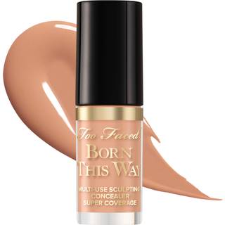 For Faced Born This Way Super Coverage Multi-Use Concealer | Fuld dækningsolie gratis langvarig hydrating 0,06 fl oz taffy
