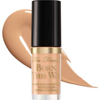 For Faced Born This Way Super Coverage Multi-Use Concealer | Fuld dækningsolie gratis langvarig hydrating 0,06 fl oz gylden beige