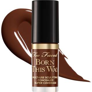 For Faced Born This Way Super Coverage Multi-Use Concealer | Fuld dækningsolie gratis langvarig hydrating 0,06 fl oz sabel