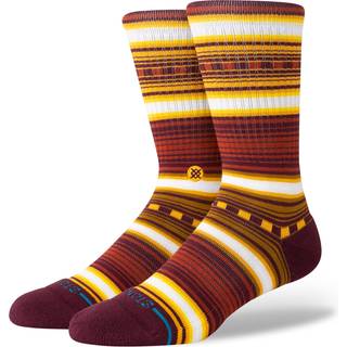 Stance Windy Pine Crew Socks - M - rust