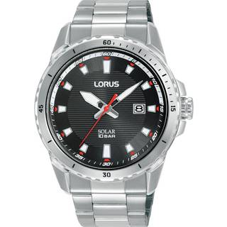 Lorus Classic Solar Black Dial Men's Watch RX367AX9