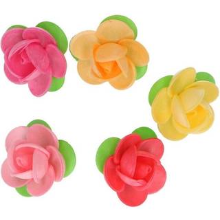 Camellia Blomster Vaffelpapir – Sæt/5stk, FunCakes