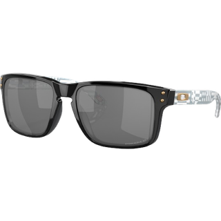 Oakley Mand OO9102 HOLBROOK 9102Y7 Solbriller O_matter Sort Grå Firkantet Polariseret Prizm