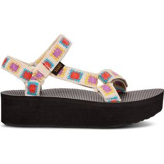 Teva Teva Cream Flatform Universal Crochet Sandals
