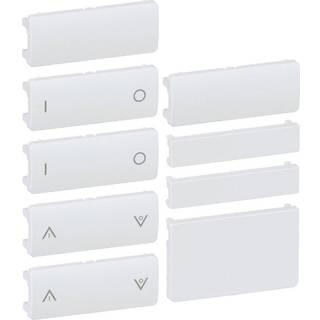LK IHC Wireless FUGA tangentsæt for batteritryk 6SL 1½ modul, hvid