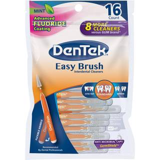 Dentek let b?rste interdental reng?ringsmidler mynte 16 t?ller