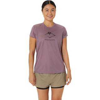 Asics Women's Fujitrail Logo SS Top Dusty Mauve, XS