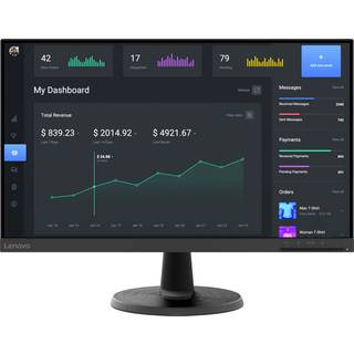 Lenovo D24-40 computer monitor 60.5 cm (23.8") 1920 x 1080 pixels Full HD LED Black
