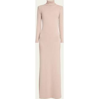 Tom Ford Cashmere turtleneck gown - beige - XXS