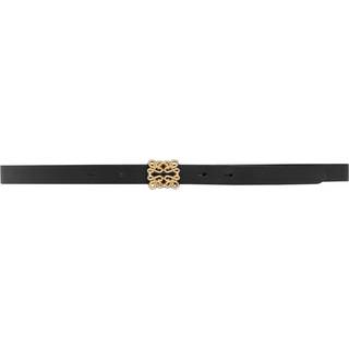 Læderbælte, Black, 85 cm