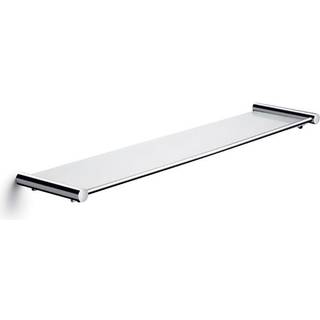 Pressalit glashylde, mat glas/poleret rustfrit stål, 55 x 12 cm