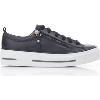 Moda in Pelle Moda In Pelle FILICIAN CHUNKY LEATHER TRAINER WITH ZIP AND LACE-UP CLOSURE
