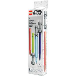 LEGO Bags Kuglepen Lyssværd 4 stk. - Flerfarvet