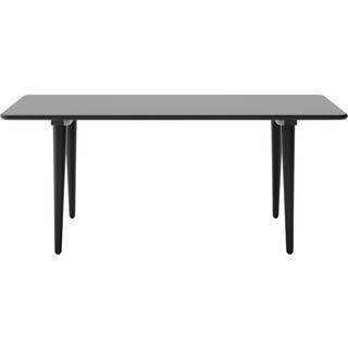 Carl Hansen - CH011, Svartlackad Ek, Höjd 53 cm - Sofaborde - Hans J. Wegner - Sort - Træ
