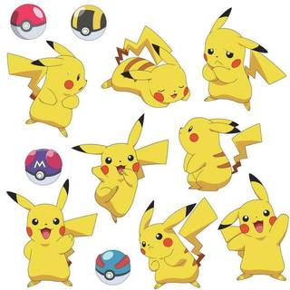 Pokemon Pikachu Wallsticker