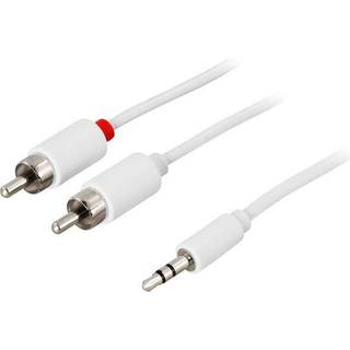 High grade Minijack til 2xPhono kabel - 5 m