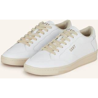 Gant Herren Sneaker weiß Glattleder