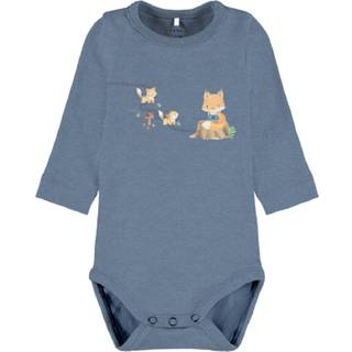 NAME IT Langærmet Body Loxy Coronet Blue Melange