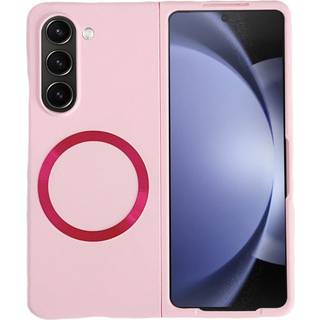 EIDERWOOD Samsung Galaxy Z Fold6 Gummibelagt Hård Plastik Bagside Cover - MagSafe Kompatibel - Lyserød