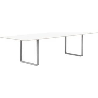 Muuto 70/70 Spisebord Laminat White Laminate/Grey 295x108 cm