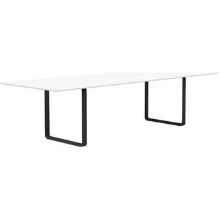Muuto 70/70 Spisebord Laminat White Laminate/Black 295x108 cm