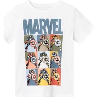 Name It Bright White Marvel T-shirt