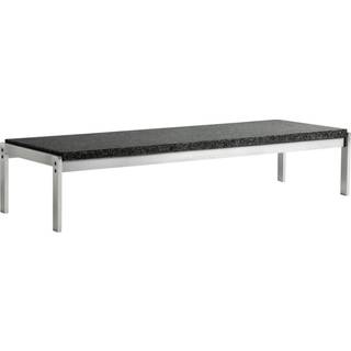 Fritz Hansen - PK62, Granit - Små borde og sideborde - Poul Kjærholm - Grå - Metal/Sten