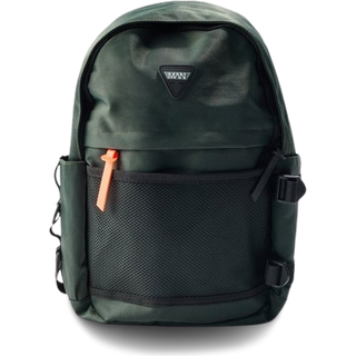 Mens Grey Man Badge Rucksack