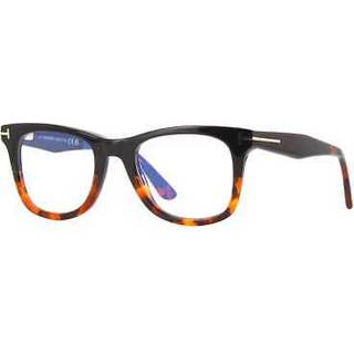 Tom Ford FT5970-B Blue-Light Block with Clip-On 005 50 Briller Mænd Black - Brown Tortoise - 50mm