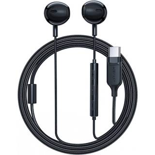 Acefast L2 In-Ear Hovedtelefoner USB-C, Mikrofon, Fjernbetjening, 1,2 m - Sort