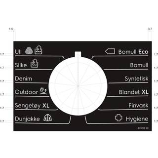 Electrolux programplade, klæbestof 140251151019