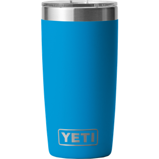 Yeti Rambler 10 Oz Tumbler Rustfrit st?l Vakuum isoleret med Magslider L?g Big Wave Blue