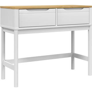 konsolbord BODO 89,5x36,5x73 cm massivt fyrretræ hvid