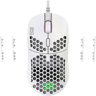 DON ONE - GM500 RGB Letvægts Gamingmus- HVID -> Forventet levering: 1-2 hverdage