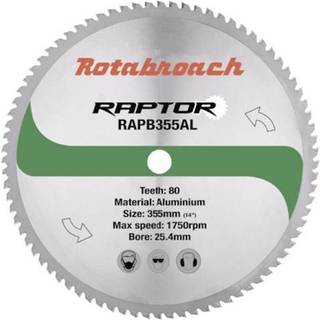 Rotabroach RAPTOR HM klinge 355x25.4 Z80