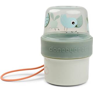 Done By Deer To go 2-way snackbøtte S Birdee - Papaya