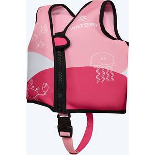 Watery svømmevest til børn (1-6) - Seadon - Lyserød (Med sele)
