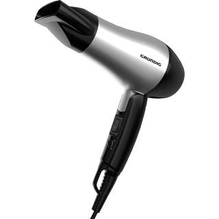 Grundig HD 2200 hårtørrer 1200 W Sort, Sølv